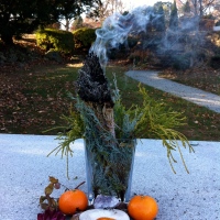 What I See: Sage Smudge at the Cemetery